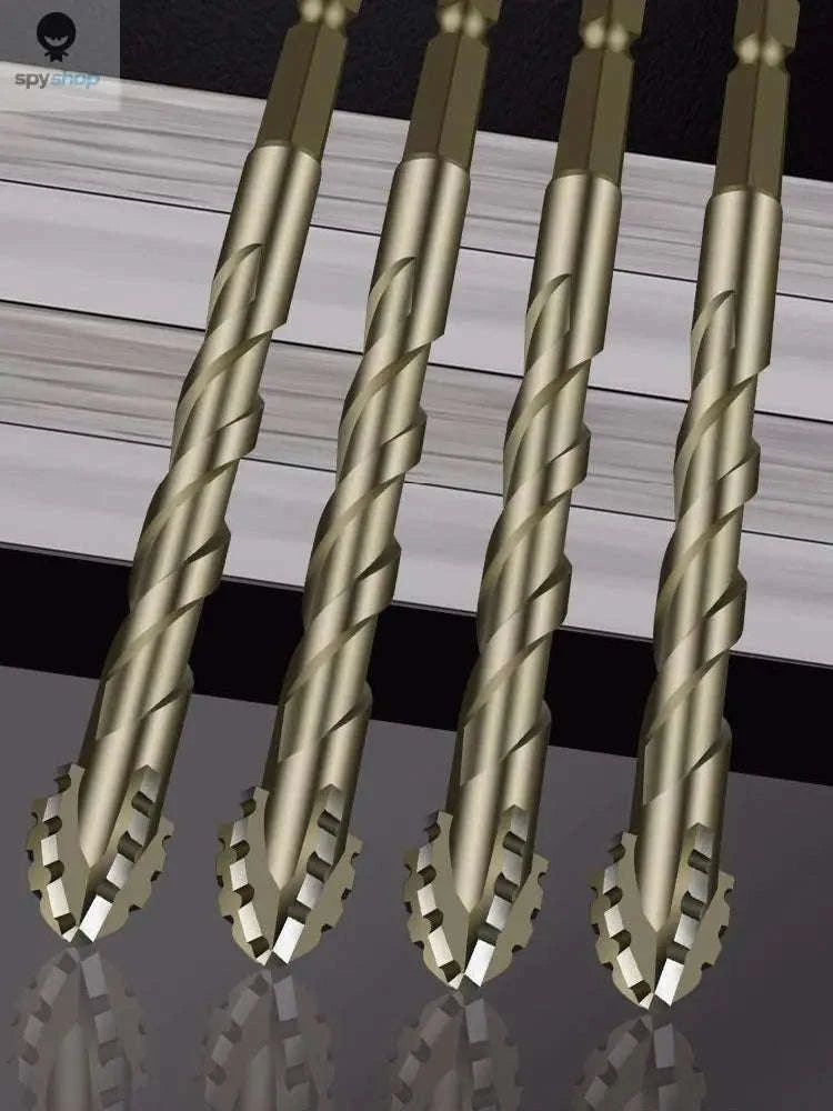Serrated Eccentric Drill Bit – Four-Edge Precision for Tile, Glass & Hard Materials-4 PCS And Box