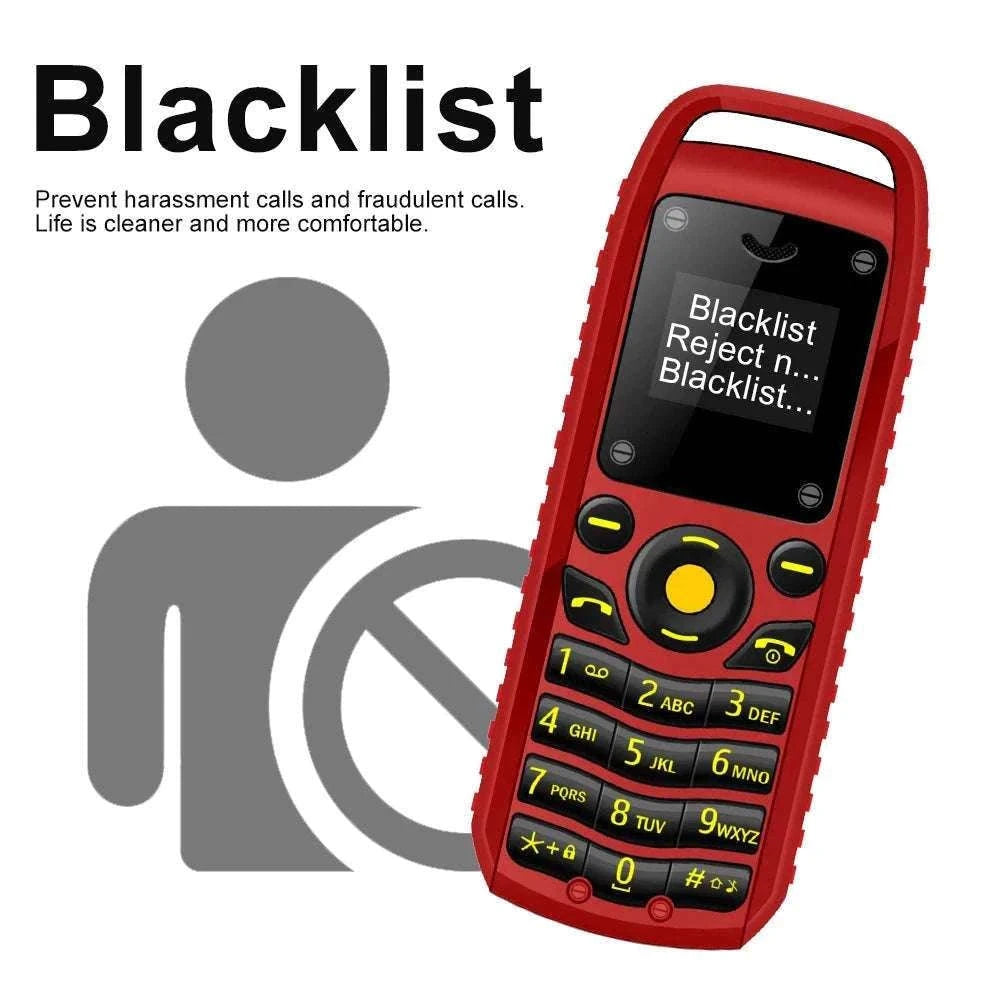 SERVO B25 Mini Mobile Phone for Simple Calls and Travel-green