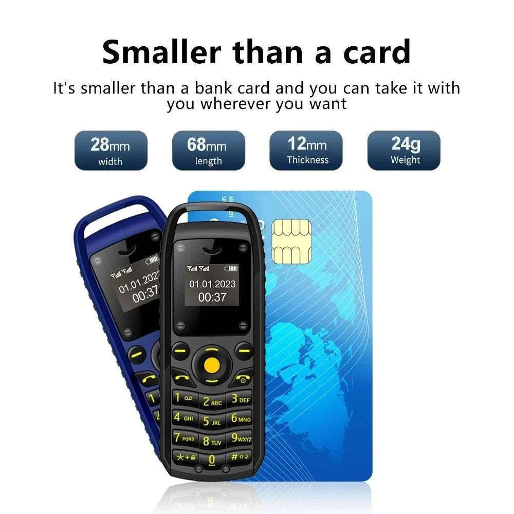 SERVO B25 Mini Mobile Phone for Simple Calls and Travel-green