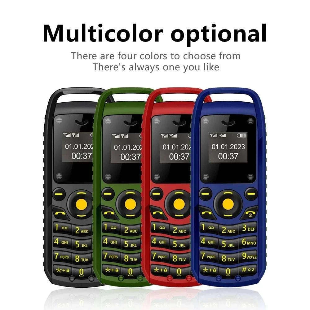 SERVO B25 Mini Mobile Phone for Simple Calls and Travel-green