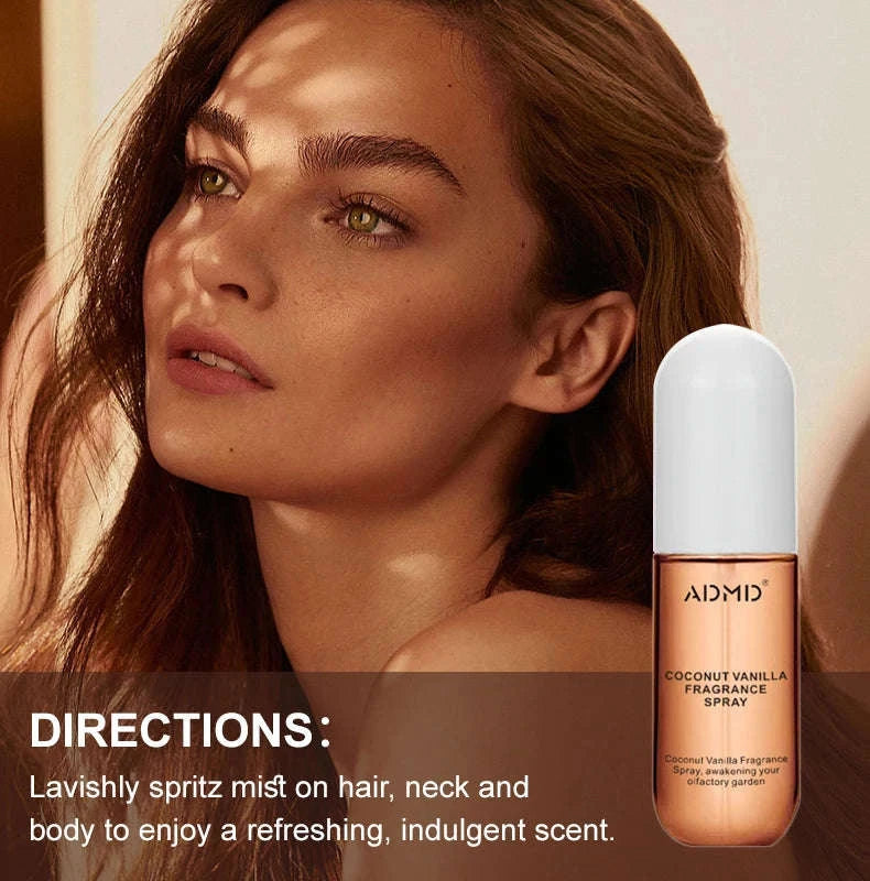 Set of 2 Coconut Perfume Sprays for Hair & Body-50 ml Each