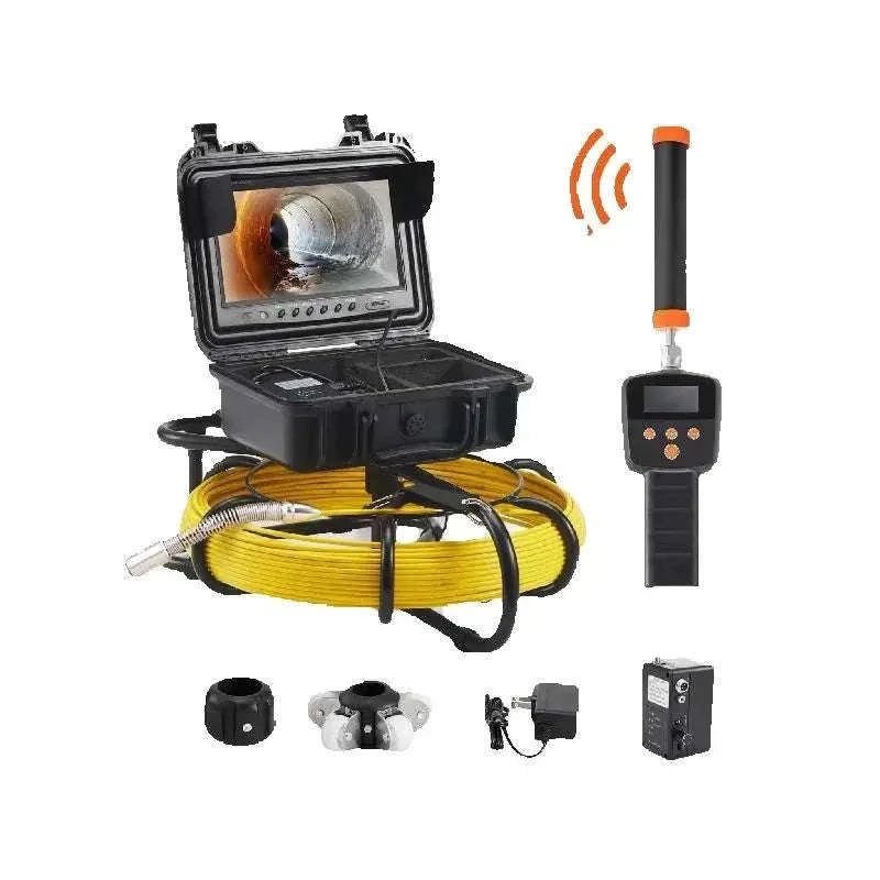 Sewer Camera with 512Hz Locator and 9" Inspection Display-9 inch Screen 91M / spain