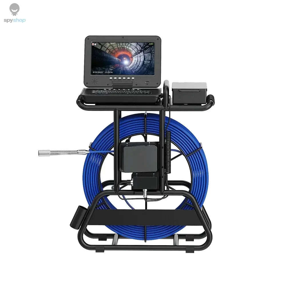 Sewer Pipe Inspection Camera – 10-inch 1080P Monitor, 50–100m Cable, 512Hz Locator-Without receiver / 50m