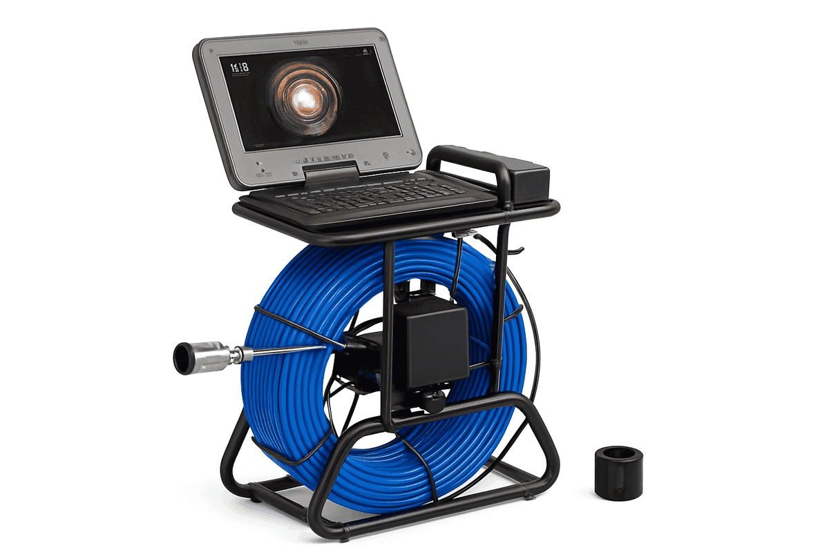 Sewer Pipe Inspection Camera with 10-Inch 1080P Monitor-Without receiver / 50m