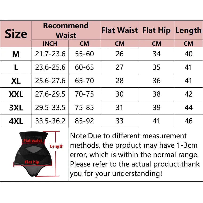 Sexy Cross Body High Waist Shaper Panties-M / Skin