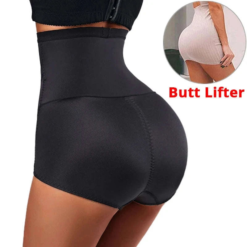 Sexy Cross Body Shaper High Waist Panties-M / Skin