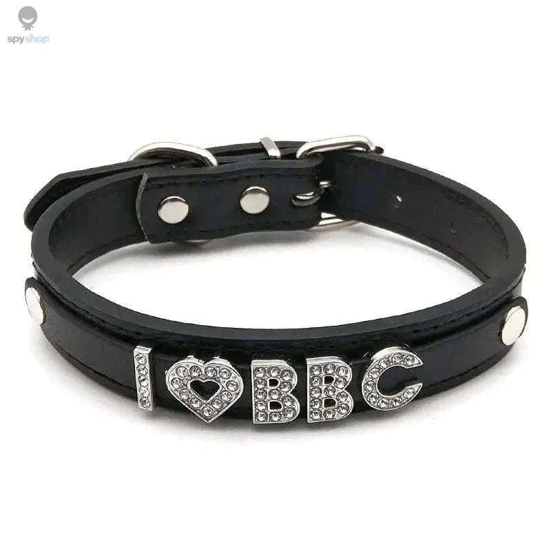 Sexy Rhinestone Letter Choker with Custom Sparkle-Small (27cm-35cm) / GOOD GIRL