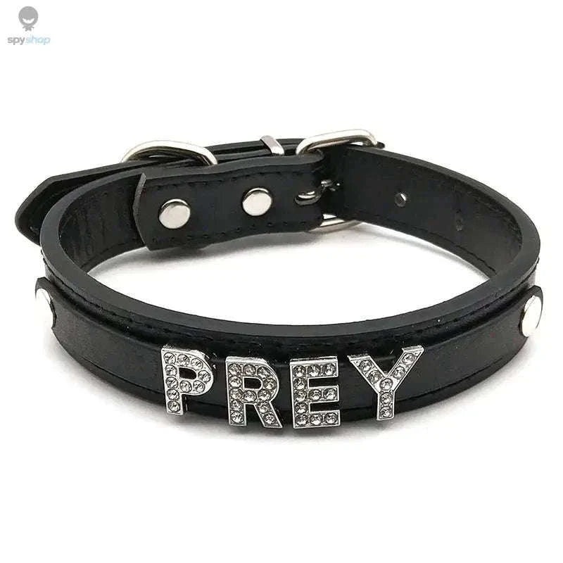 Sexy Rhinestone Letter Choker with Custom Sparkle-Small (27cm-35cm) / GOOD GIRL