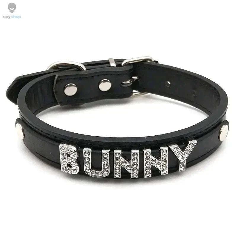 Sexy Rhinestone Letter Choker with Custom Sparkle-Small (27cm-35cm) / GOOD GIRL