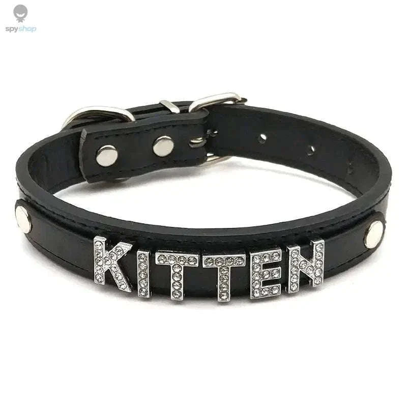 Sexy Rhinestone Letter Choker with Custom Sparkle-Small (27cm-35cm) / GOOD GIRL