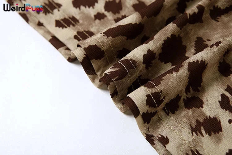 Sexy Spaghetti Strap Dress – Backless Ruffle Mini-Khaki / M