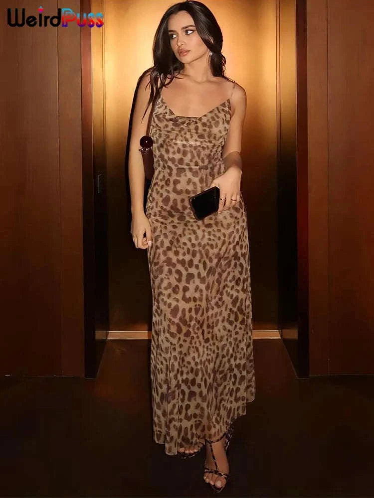 Sexy Spaghetti Strap Dress – Backless Ruffle Mini-Khaki / M