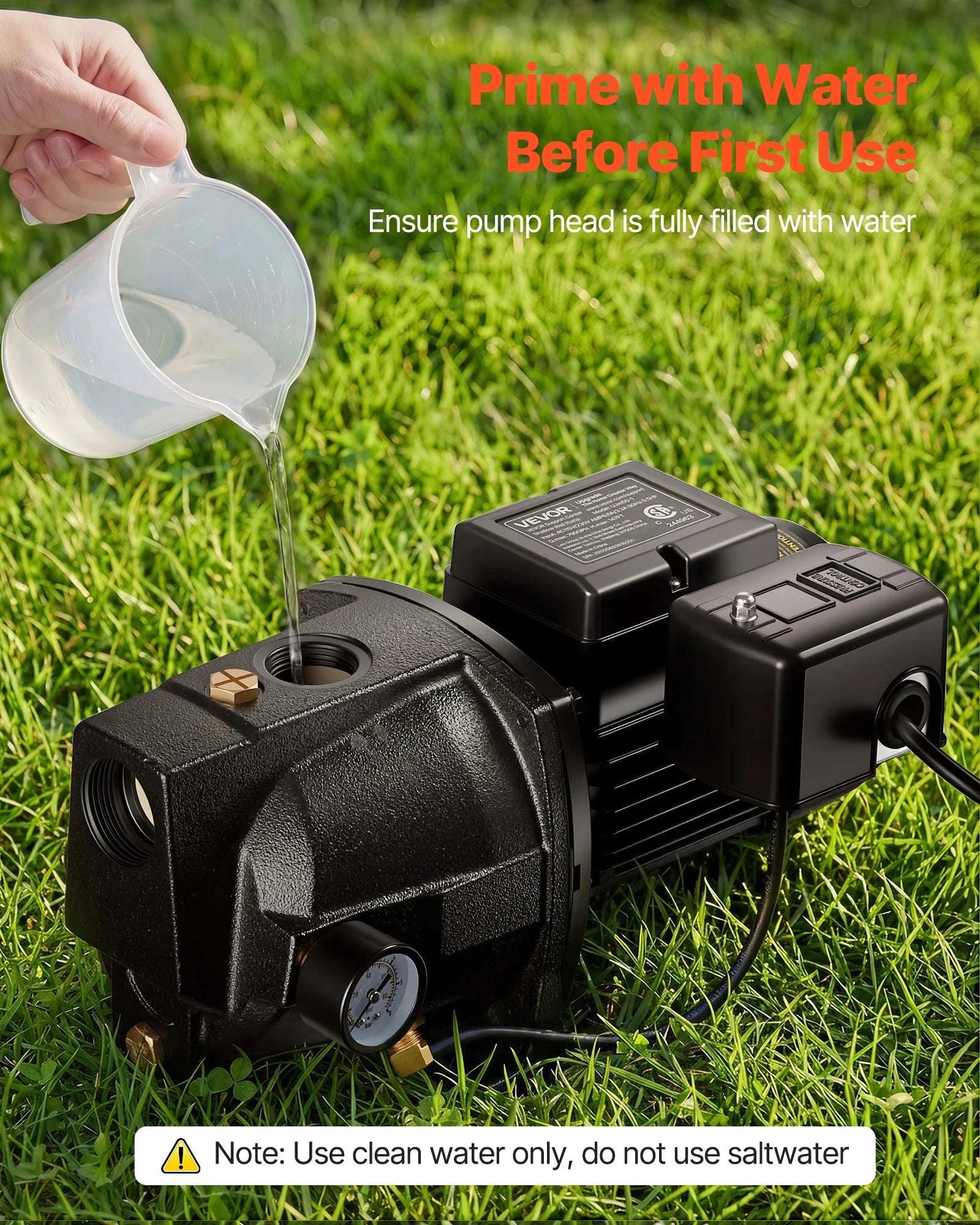 Shallow Well Jet Pump for Garden Irrigation-United States / 1.5HP