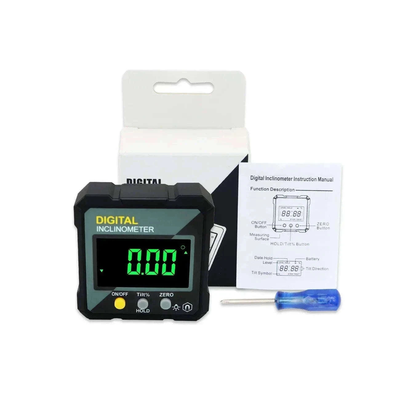 SHANHR Digital Level Box and Angle Finder (Magnetic Base & LCD Display) for Woodworking and Accurate Table/Miter Saw-SHAHE-5315-90C / United States