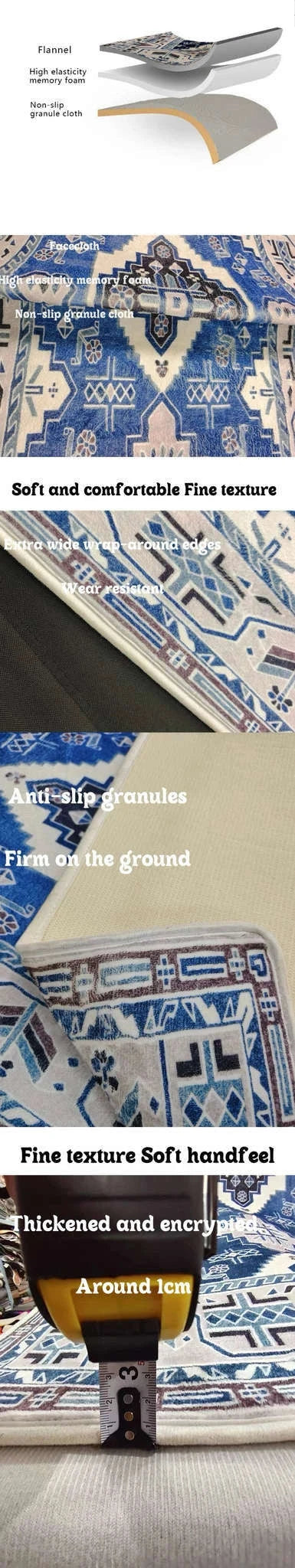 Shark Door Carpet Anti-Slip Ocean-Style Entrance Rug-XSQ-FLR-323 / 40X60CM(1.3X2FT