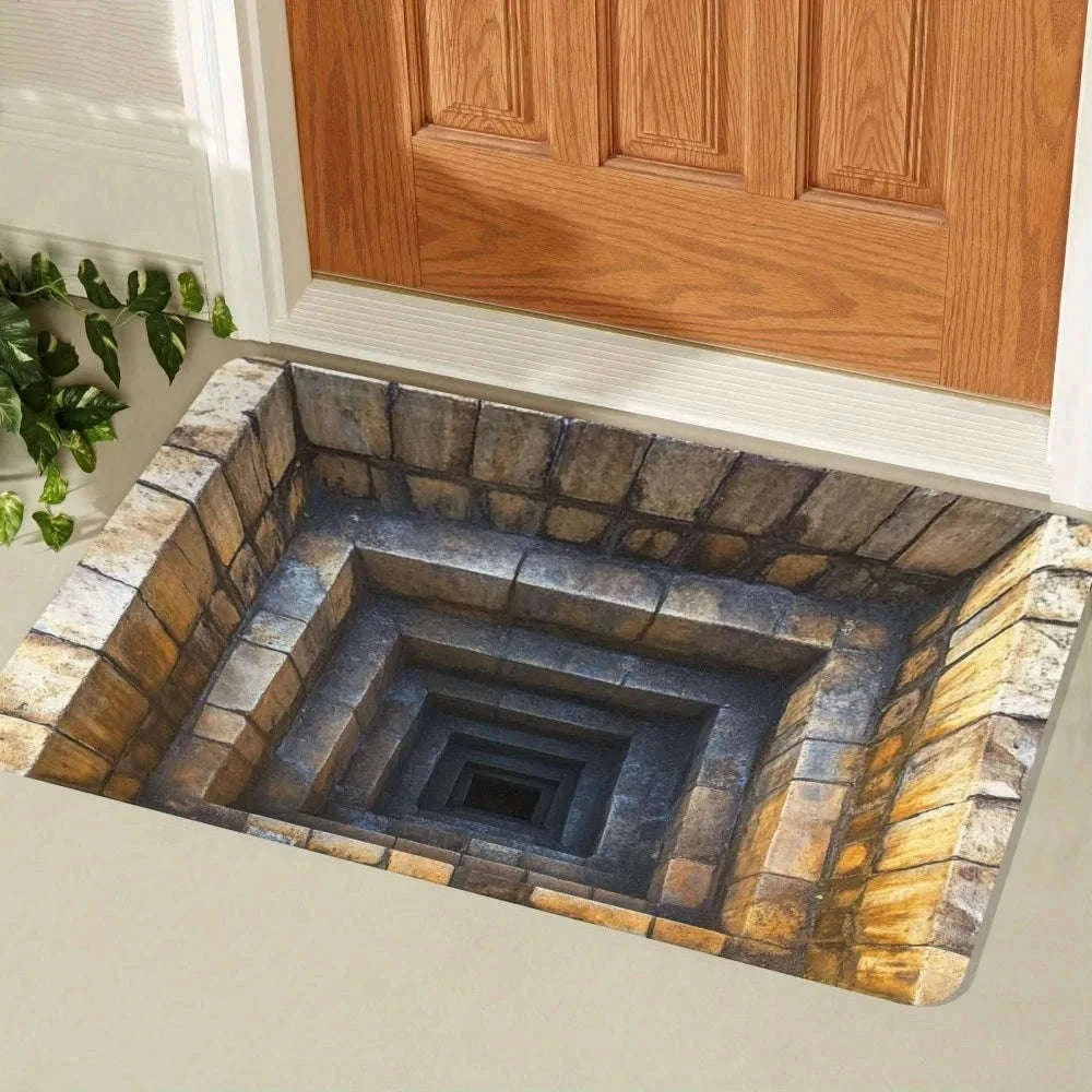 Shark Door Carpet Anti-Slip Ocean-Style Entrance Rug-XSQ-FLR-323 / 40X60CM(1.3X2FT