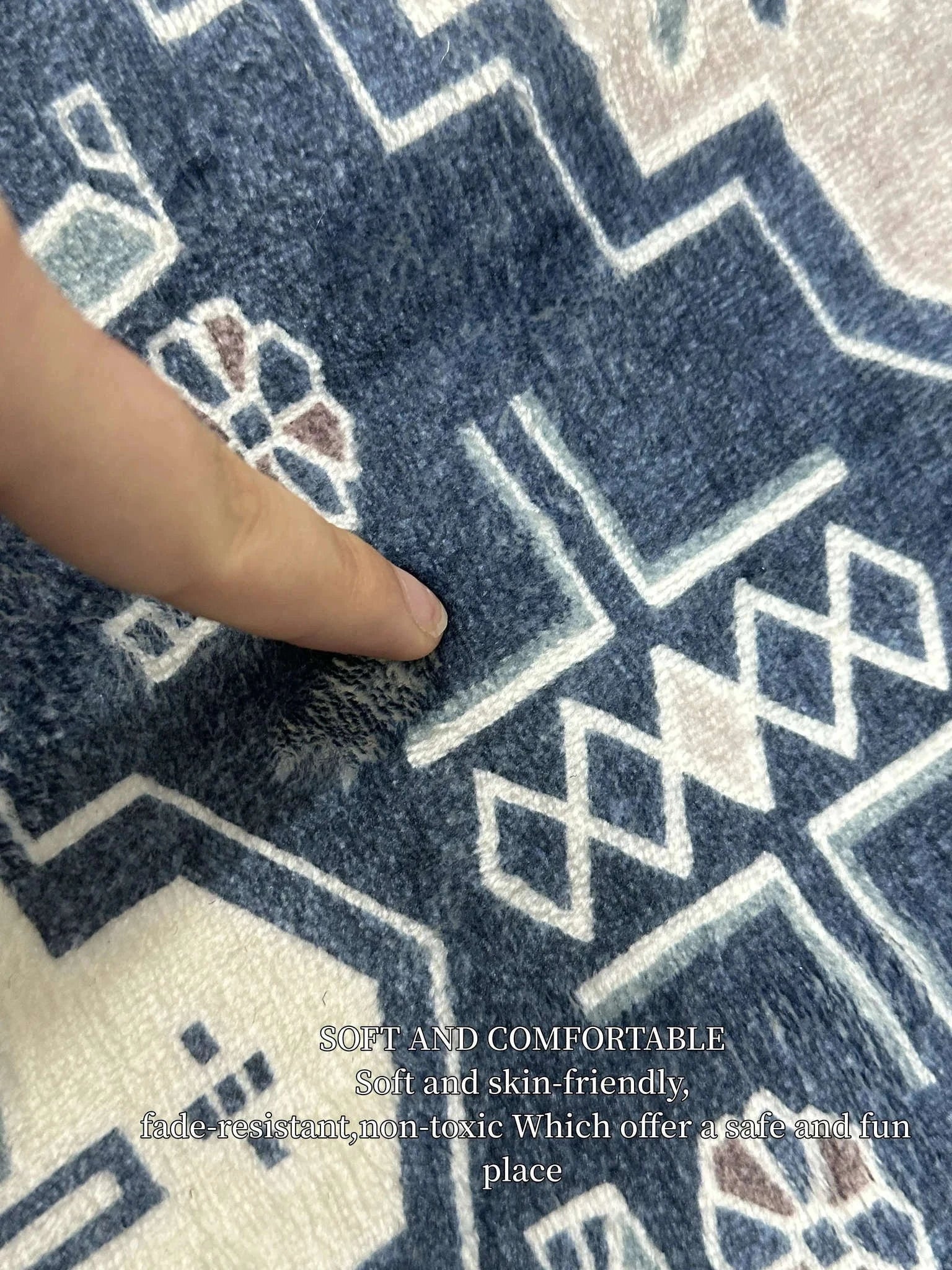 Shark Door Carpet Anti-Slip Ocean-Style Entrance Rug-XSQ-FLR-323 / 40X60CM(1.3X2FT