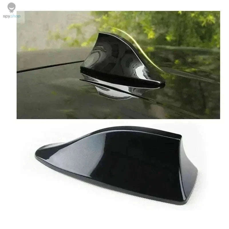 Shark Fin Car Antenna FM/AM Signal Booster Upgrade-Brown 2pcs