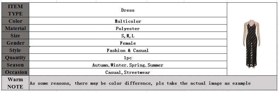 Sheer Mesh Halter Maxi Dress Backless Bodycon Split Summer Dress-WHITE / M
