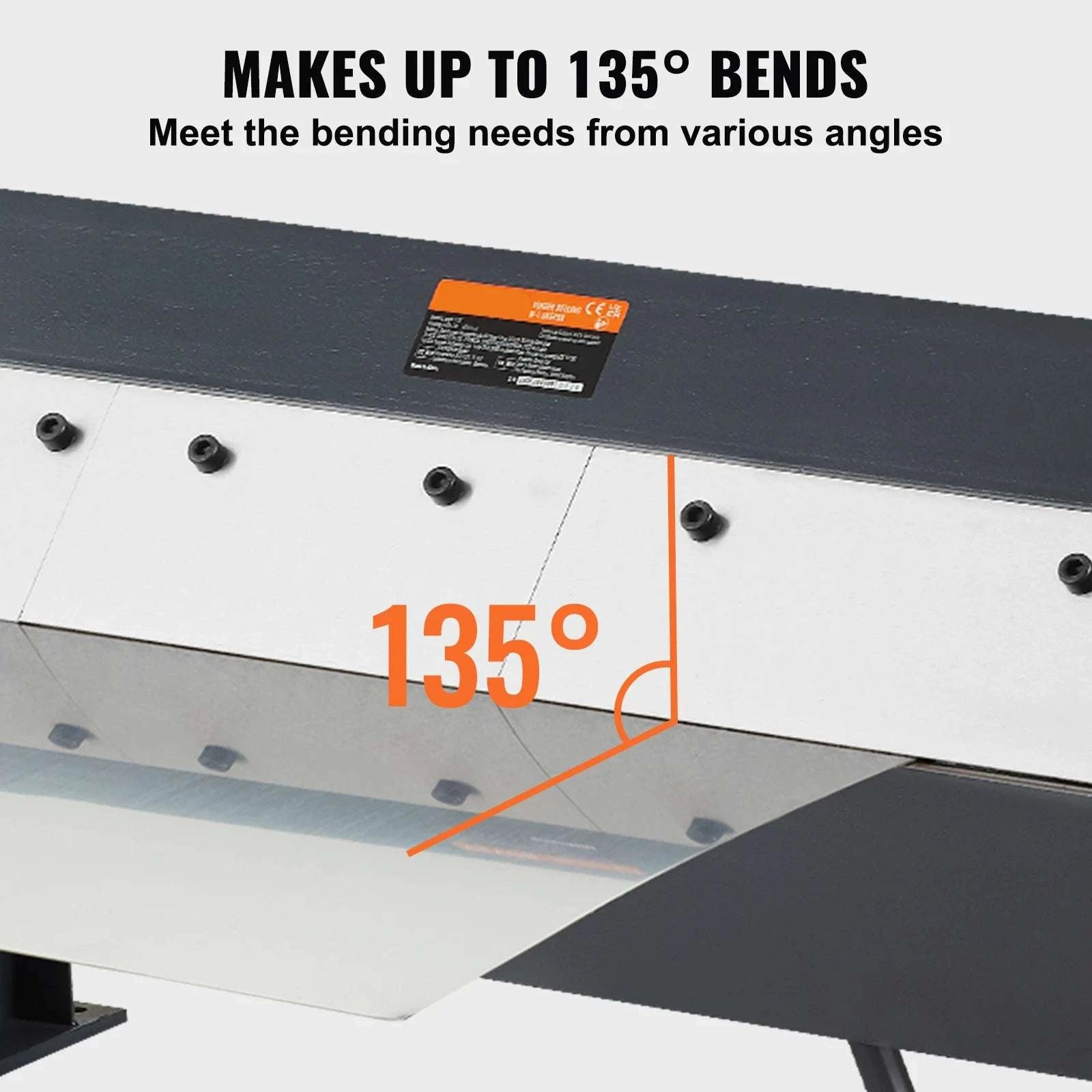 Sheet Metal Bending Brake 24–48 Inch Box & Pan Metal Bender-48 inches / United States