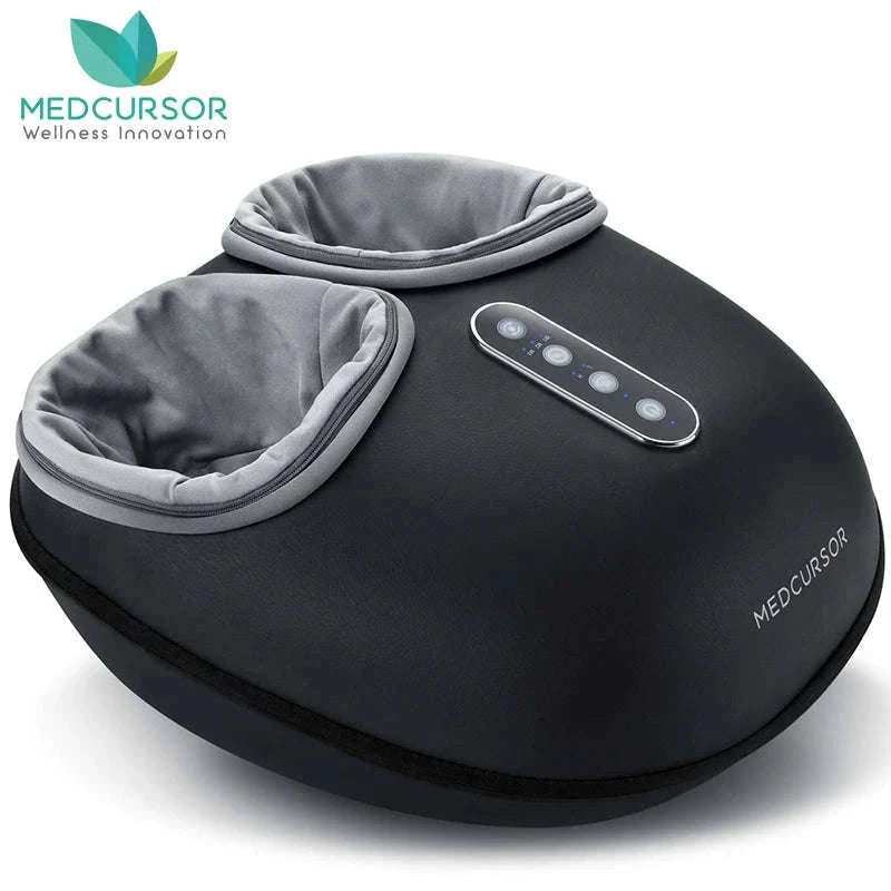 Shiatsu Foot Massager Machine with Heat Roller-black / United States / US Plug