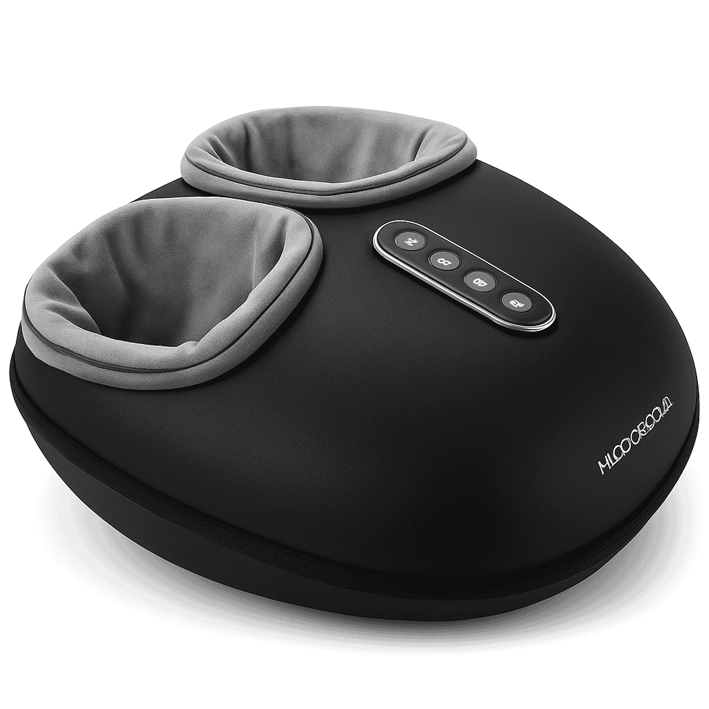 Shiatsu Foot Massager Machine with Heat Roller-black / United States / US Plug