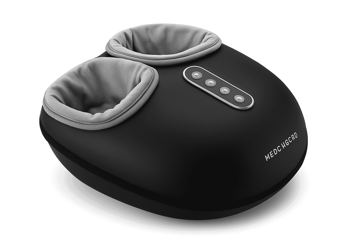 Shiatsu Foot Massager Machine with Heat Roller-black / United States / US Plug