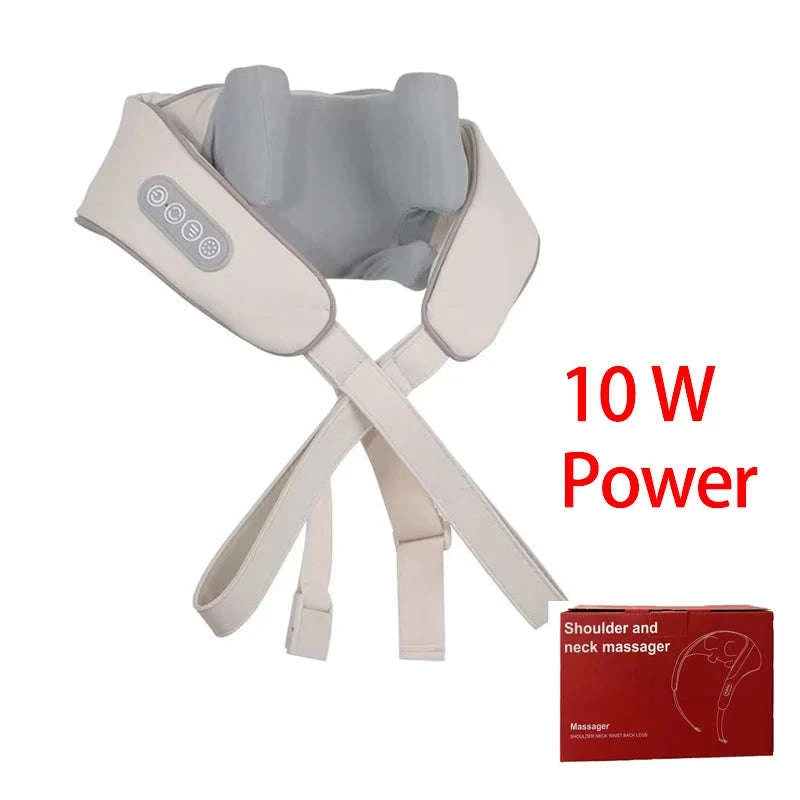 Shiatsu Neck and Shoulder Massager with LED Heat-GEN2-26W-GREY / China Mainland