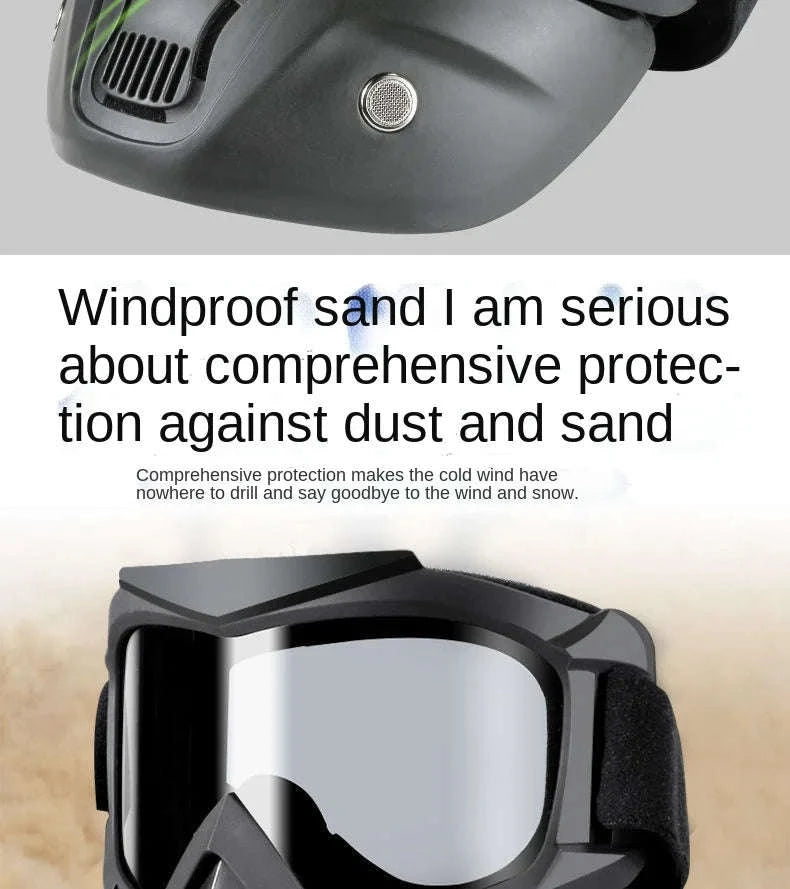 ShieldPro Full-Face Safety Goggles-transparency