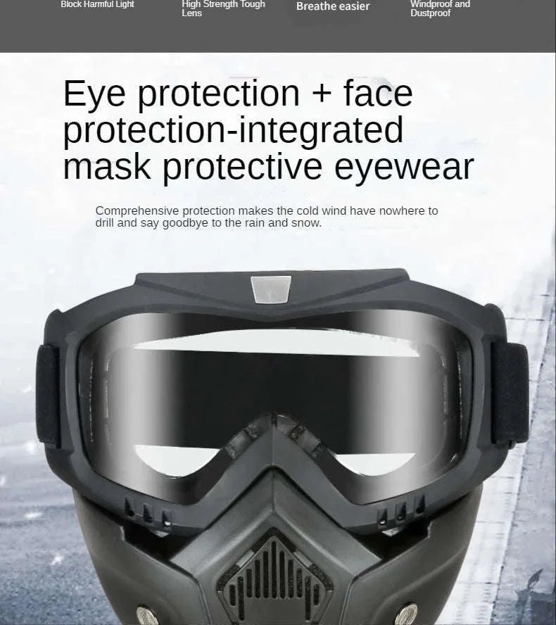 ShieldPro Full-Face Safety Goggles-transparency