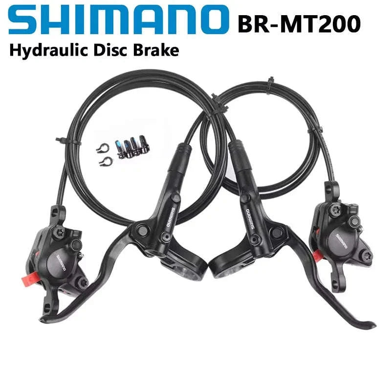 Shimano MT200 Brake Hydraulic Disc Brake Set for MTB and E‑Bikes-L  F R R