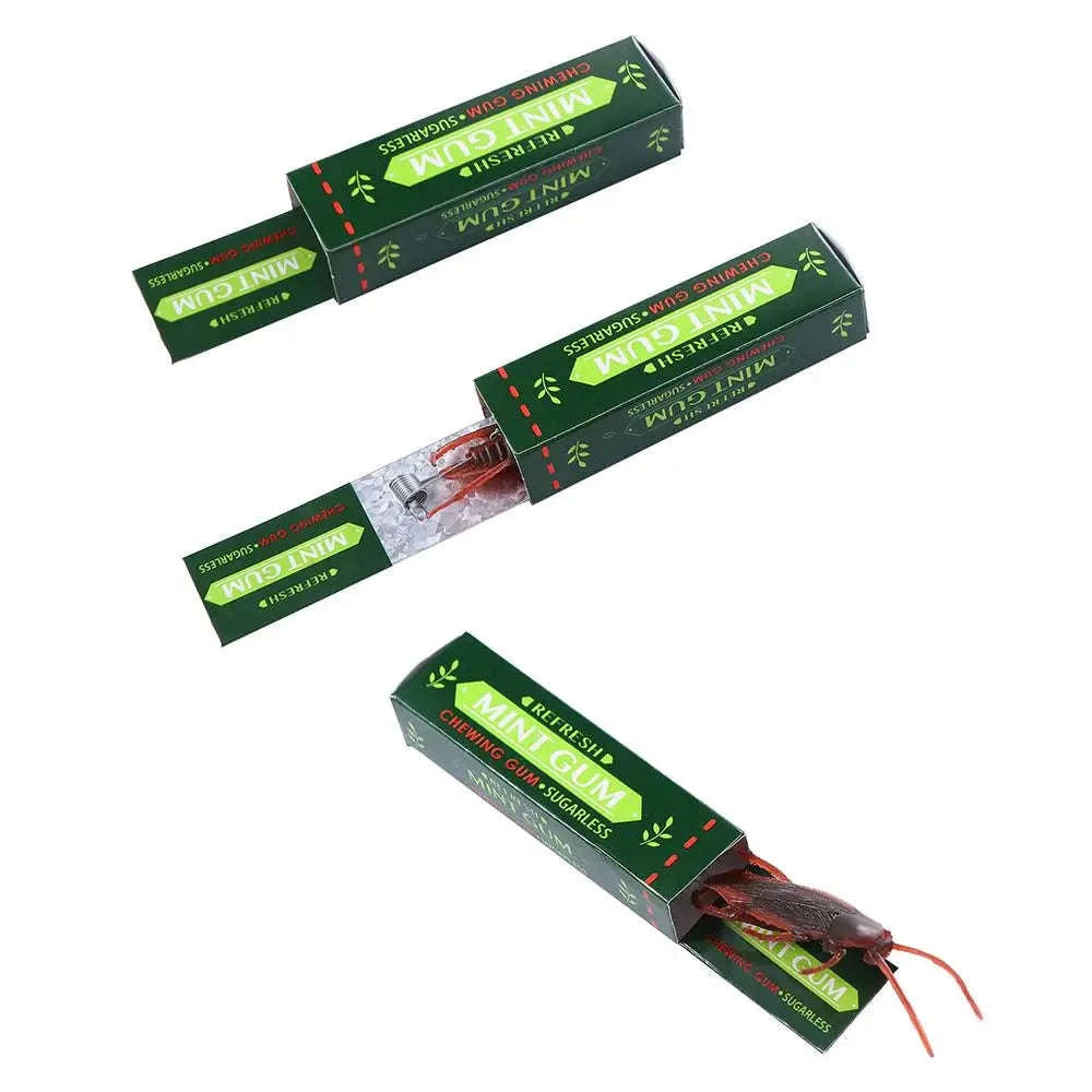 Shocking Cockroach Chewing Gum Prank Toy-Green