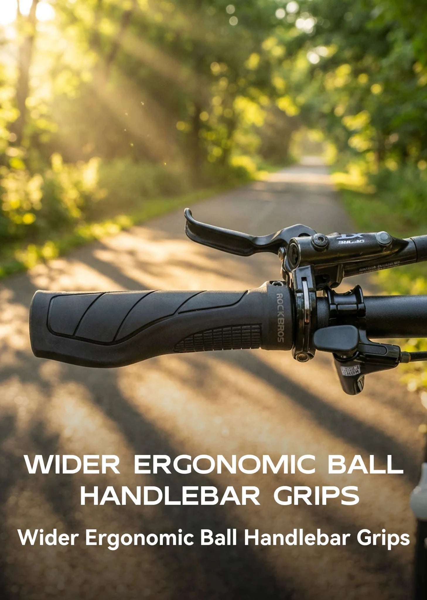 Shockproof Anti-Slip Bicycle Grips 13cm Comfortable Handlebar Cover-G326PL