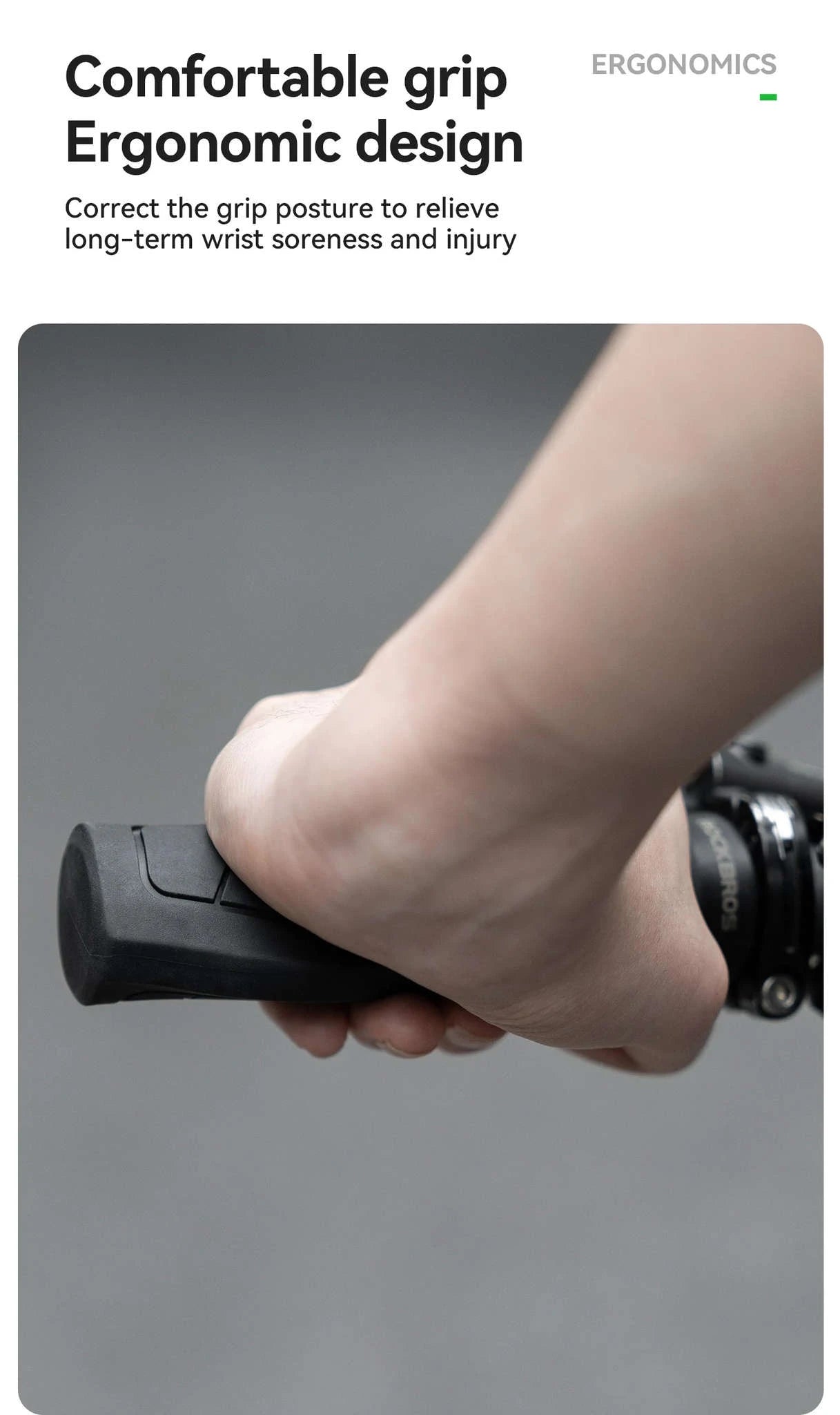Shockproof Anti-Slip Bicycle Grips 13cm Comfortable Handlebar Cover-G326PL