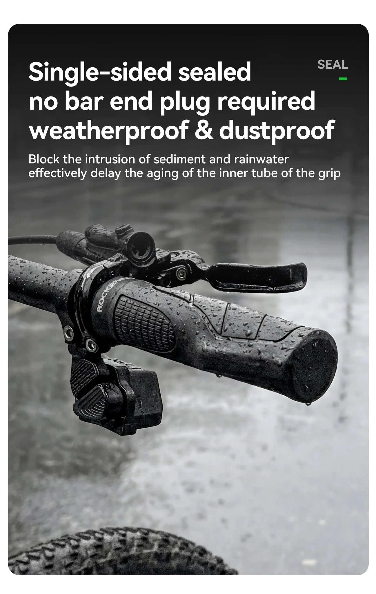 Shockproof Anti-Slip Bicycle Grips 13cm Comfortable Handlebar Cover-G326PL