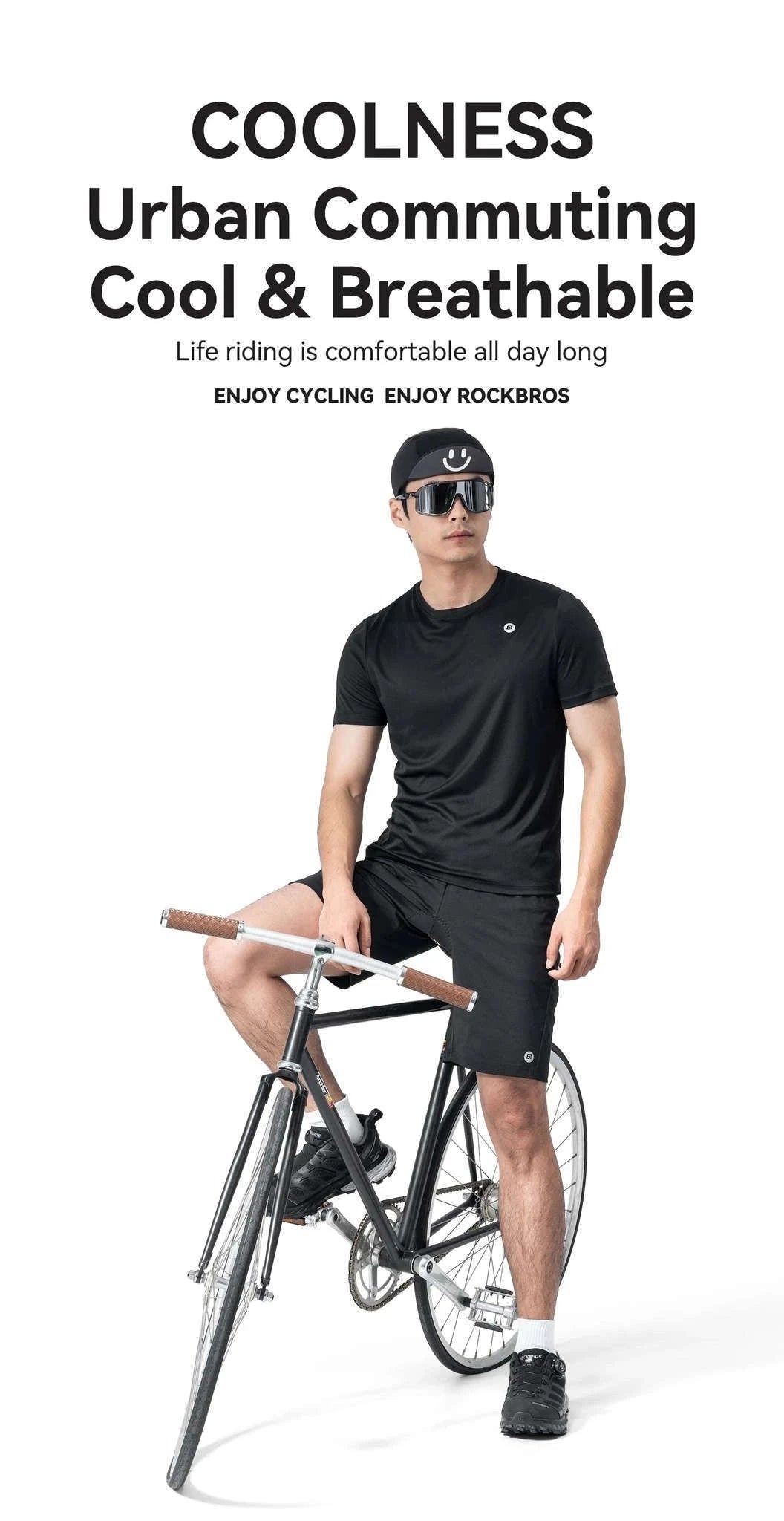 Short Sleeve Cycling Jersey Breathable Quick-Dry MTB Shirt with Pockets-RK2025-Y / Asian 3XL(EUR 2XL)
