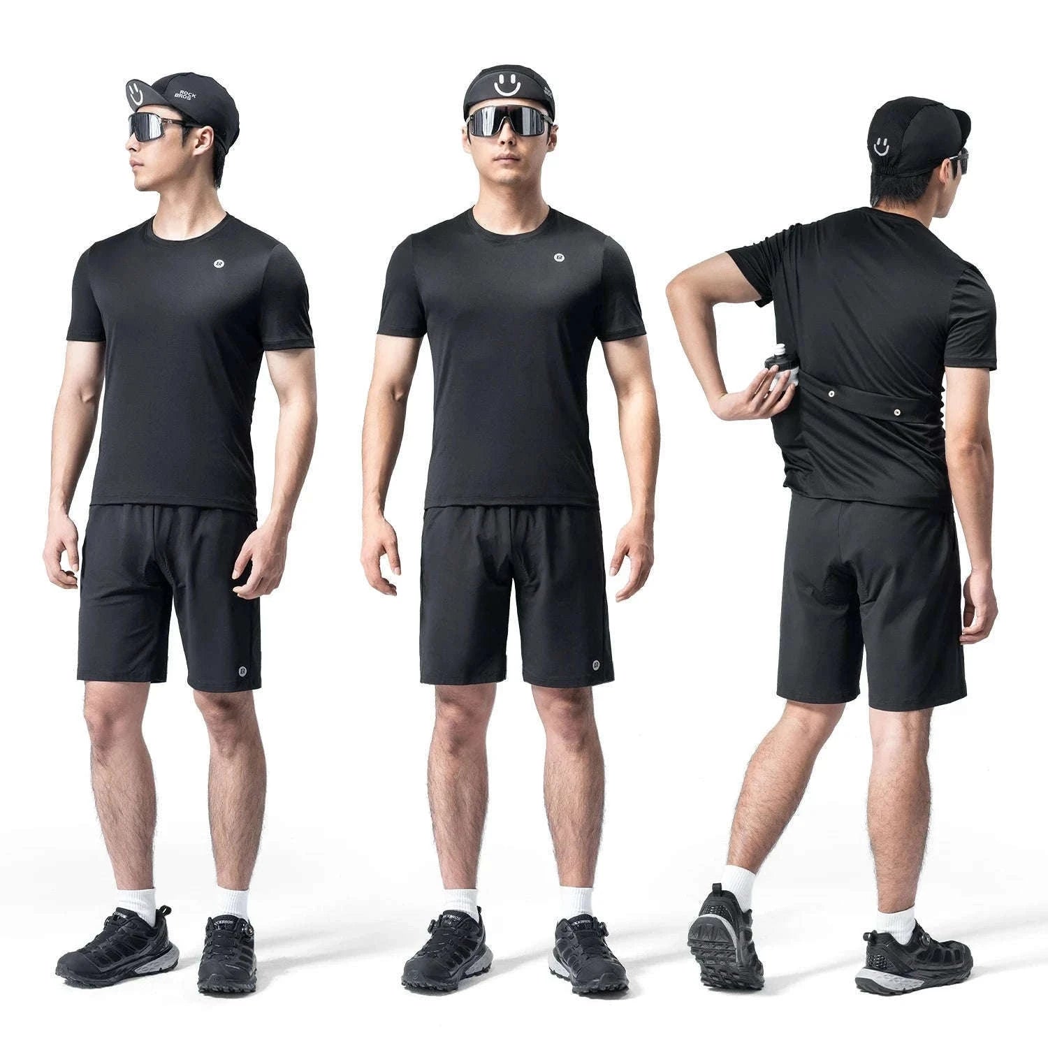Short Sleeve Cycling Jersey Breathable Quick-Dry MTB Shirt with Pockets-RK2025-Y / Asian 3XL(EUR 2XL)