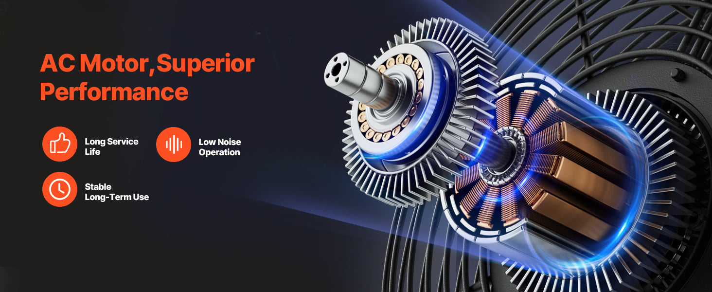 Ventilator de evacuare cu oblon montat pe perete, cu control al vitezei pentru pod