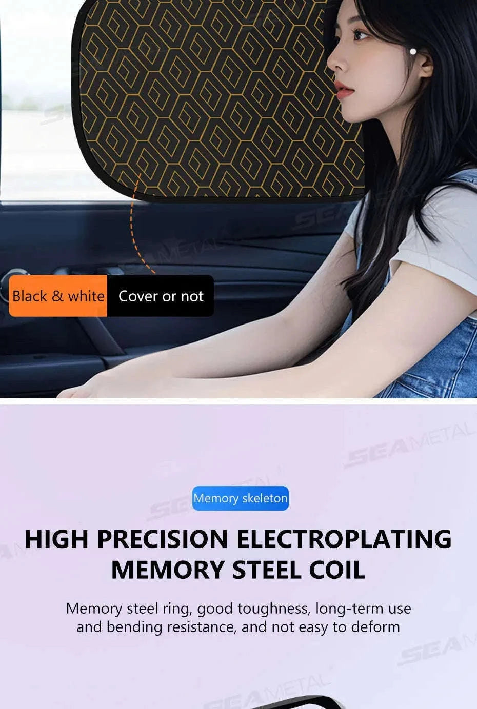 Side Window Sun Shade for Car-Front-Rear 4pcs