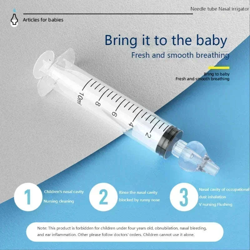 Silicone Baby Nasal Aspirator Kit-2PCS Yellow