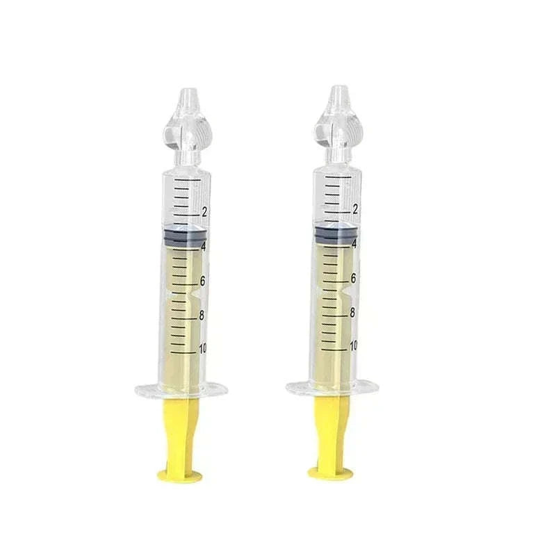 Silicone Baby Nasal Aspirator Kit-2PCS Yellow