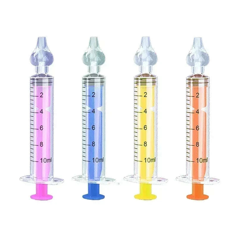 Silicone Baby Nasal Aspirator Kit-2PCS Yellow