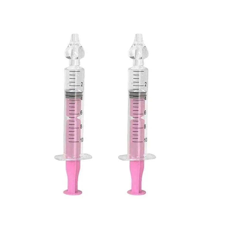 Silicone Baby Nasal Aspirator Kit for Gentle Congestion Relief-2PCS Yellow
