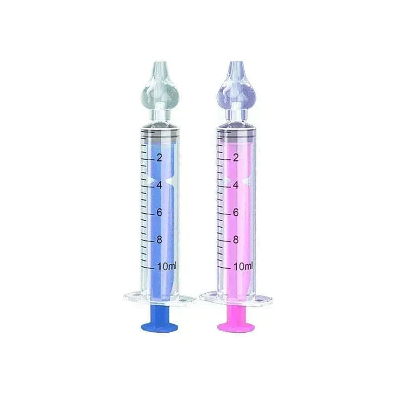 Silicone Baby Nasal Aspirator Kit for Gentle Congestion Relief-2PCS Yellow