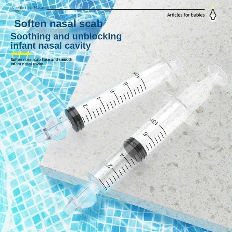 Silicone Baby Nasal Aspirator Kit for Gentle Congestion Relief-2PCS Yellow