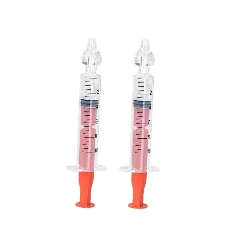 Silicone Baby Nasal Aspirator Kit for Gentle Congestion Relief-2PCS Yellow