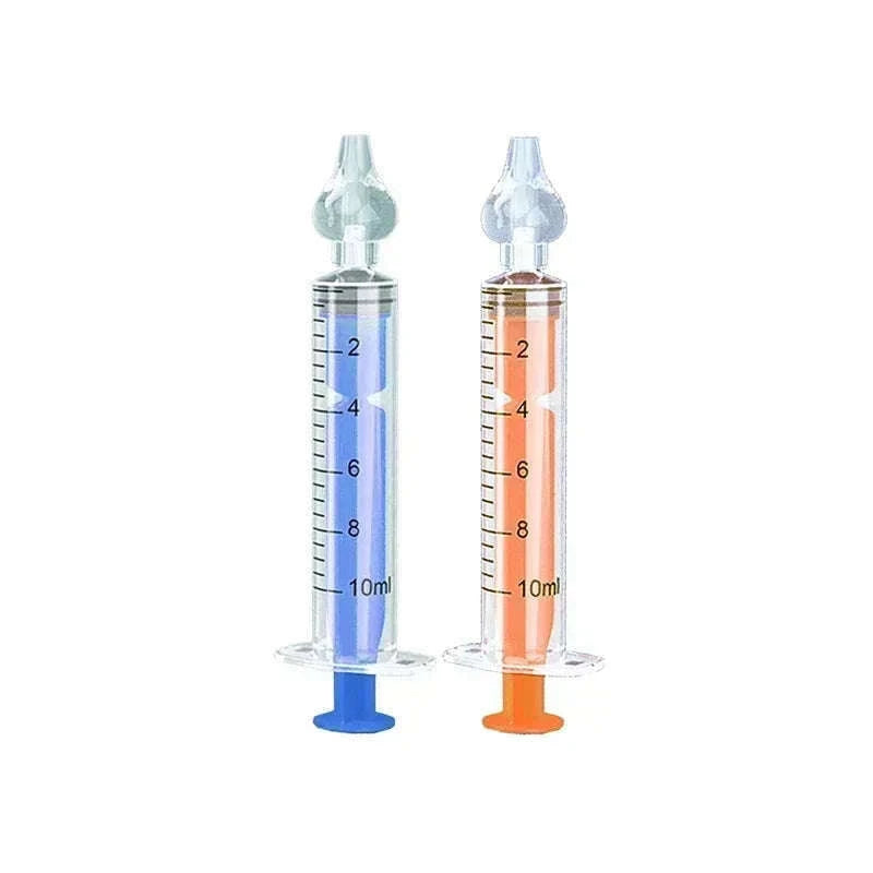 Silicone Baby Nasal Aspirator Kit for Gentle Congestion Relief-2PCS Yellow