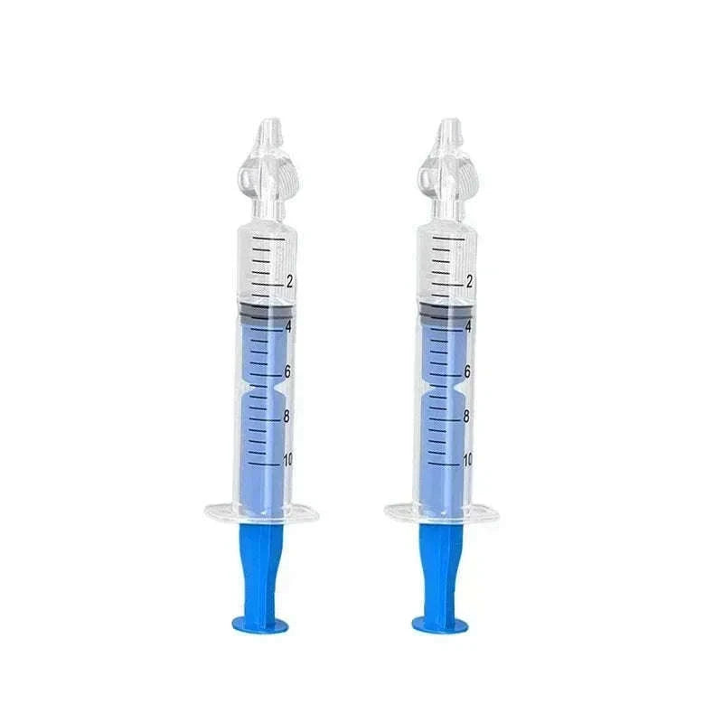 Silicone Baby Nasal Aspirator Kit for Gentle Congestion Relief-2PCS Yellow