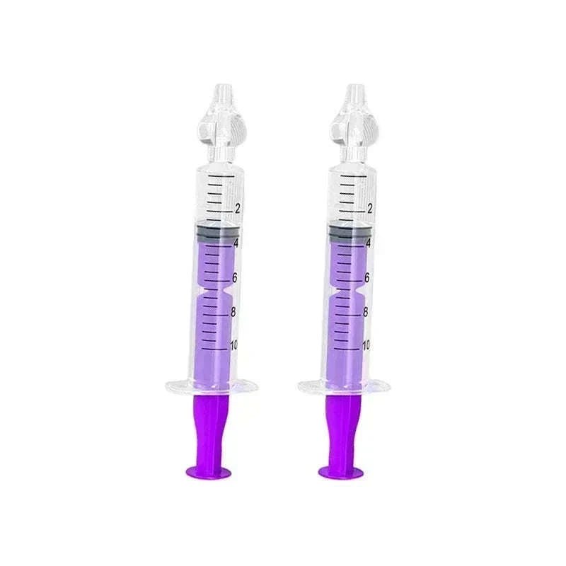 Silicone Baby Nasal Aspirator Kit for Gentle Congestion Relief-2PCS Yellow