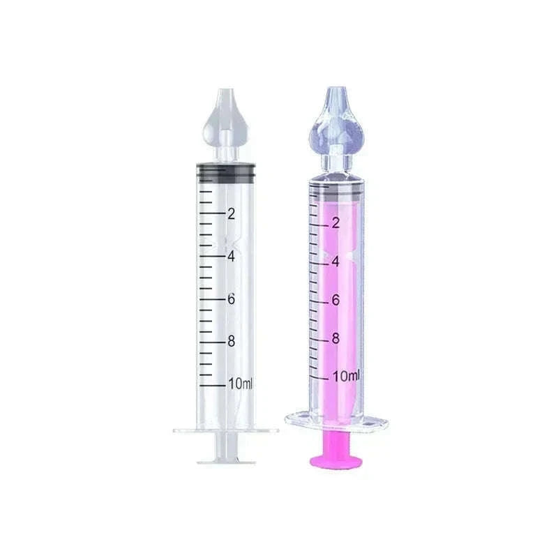 Silicone Baby Nasal Aspirator Kit for Gentle Congestion Relief-2PCS Yellow